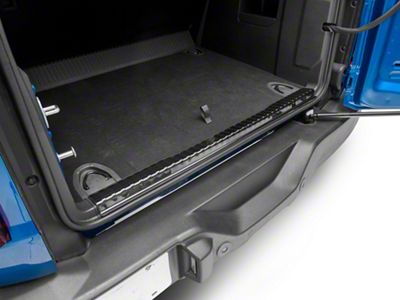 RedRock Cargo Door Entry Guard; Black Stainless (21-25 Bronco)