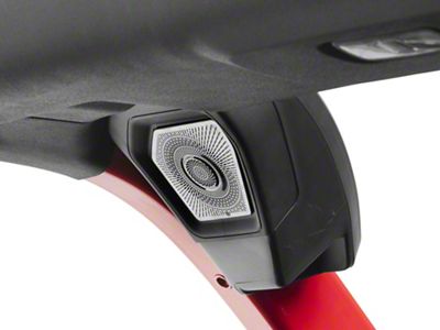 RedRock Cargo Speaker Cover Kit; Black Titanium (21-25 Bronco)