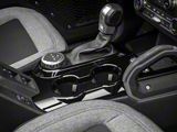 RedRock Console Cover Trim; Gloss Black (21-25 Bronco w/ Automatic Transmission)