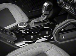 RedRock Console Cover Trim; Gloss Black (21-25 Bronco w/ Automatic Transmission)