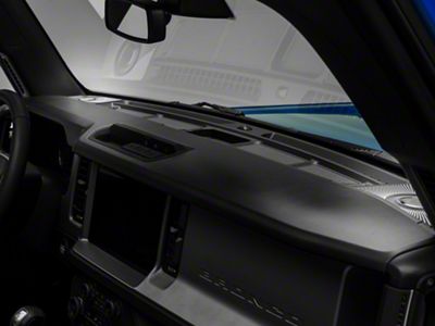 RedRock Dash Speaker Cover Kit; Black Titanium (21-25 Bronco)