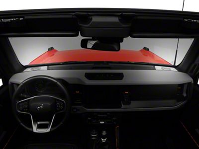 RedRock Dash Speaker Cover Kit; Stainless (21-25 Bronco)
