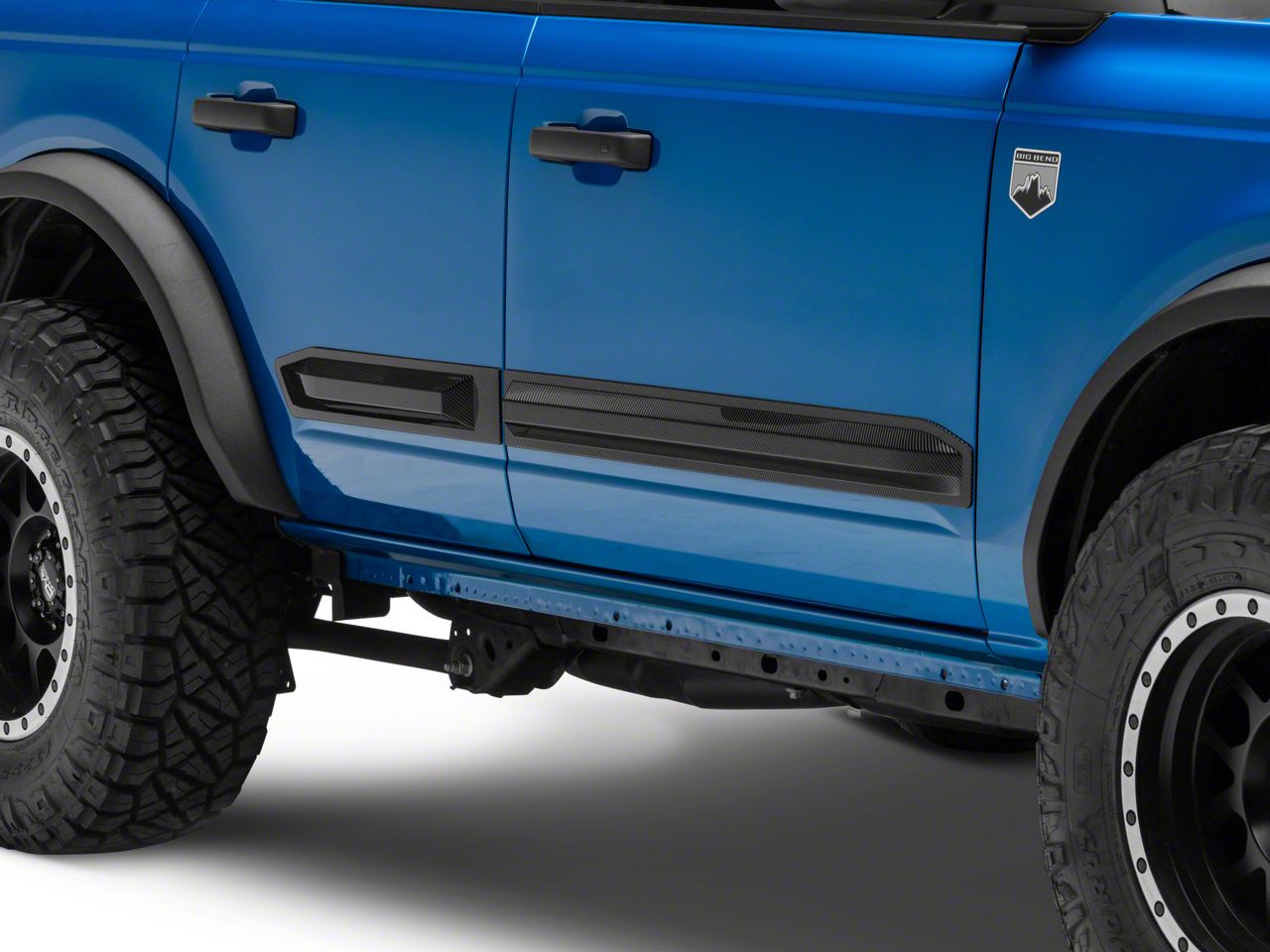 RedRock Exterior Door Trim; Carbon Fiber Appearance (21-26 Bronco 4-Door), image size:1280x960