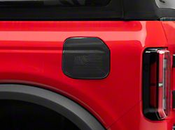 RedRock Fuel Door Cover; Carbon Fiber (21-25 Bronco)