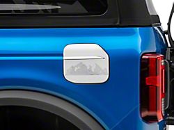 RedRock Fuel Door Cover; Chrome (21-25 Bronco, Excluding Raptor)