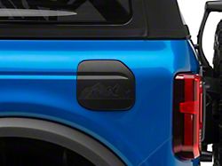 RedRock Fuel Door Cover; Matte Black (21-24 Bronco, Excluding Raptor)