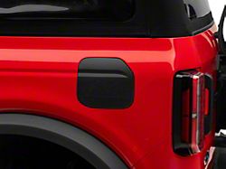 RedRock Fuel Door Cover; Matte Carbon Design (21-25 Bronco, Excluding Raptor)