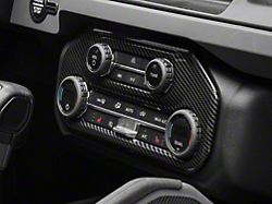 RedRock HAVC/Radio Panel Trim; Carbon Fiber Appearance (21-25 Bronco)