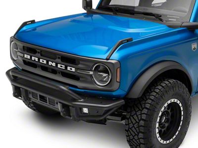 RedRock HD Tubular Front Bumper with LED Fog Lights and Skid Plate (21-25 Bronco, Excluding Raptor)