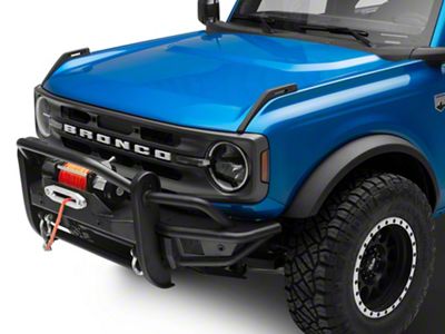 RedRock HD Tubular Front Winch Mount Bumper with Grille Guard and Skid Plate (21-25 Bronco, Excluding Raptor)