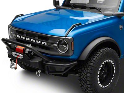 RedRock HD Tubular Front Winch Mount Bumper and Skid Plate (21-25 Bronco, Excluding Raptor)