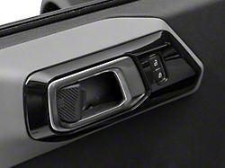 RedRock Interior Door Handle Trim; Black (21-25 Bronco 4-Door)