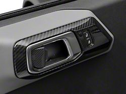 RedRock Interior Door Handle Trim; Carbon (21-24 Bronco 4-Door)