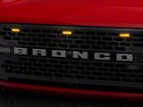 RedRock LED Grille Lighting; Smoked (21-26 Bronco Badlands, Everglades, Wildtrack)