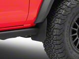 RedRock Mud Flaps; Front and Rear (21-25 Bronco 4-Door w/ OEM Rock Rails & w/o Sasquatch Package, Excluding Raptor)