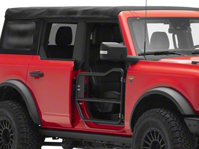 RedRock Off-Road Tubular Doors; Front (21-25 Bronco 4-Door)