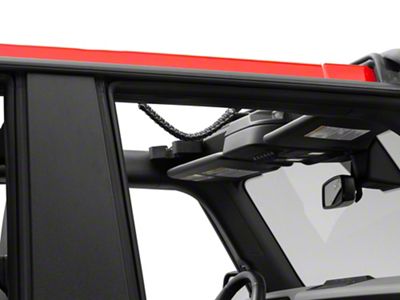 RedRock Paracord Grab Handle; Black and Gray (21-25 Bronco)