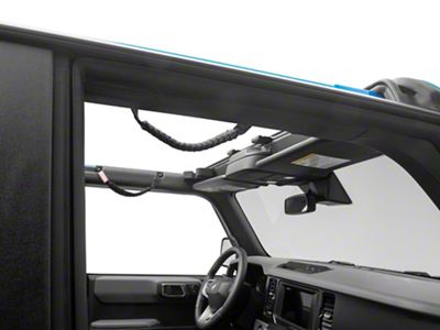 RedRock Paracord Grab Handles; Black (21-25 Bronco)