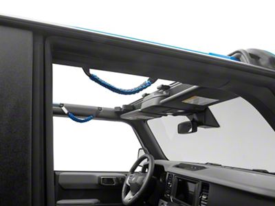 RedRock Paracord Grab Handles; Blue (21-25 Bronco)
