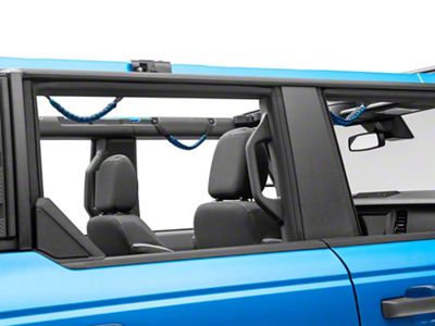 RedRock Paracord Grab Handles; Front and Rear: Blue (21-25 Bronco 4-Door)