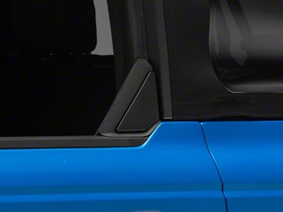 RedRock Rear Window Trim; Black (21-25 Bronco)