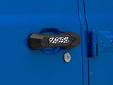RedRock Aluminum Door Handle Cover Set; White (20-26 Jeep Gladiator JT)
