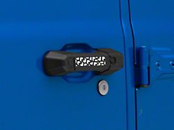 RedRock Aluminum Door Handle Cover Set; White (20-26 Jeep Gladiator JT)