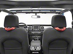 RedRock Headrest Grab Handles; Red (20-25 Jeep Gladiator JT)