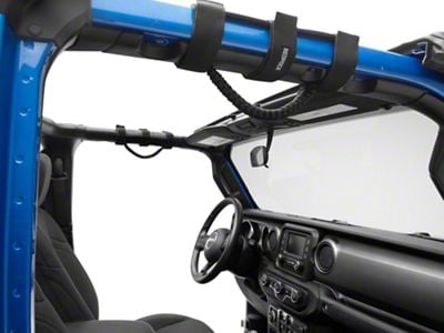 RedRock Paracord Grab Handles; Black (20-25 Jeep Gladiator JT)