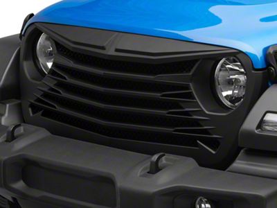 RedRock Tomahawk Grille; Matte Black (20-25 Jeep Gladiator JT)