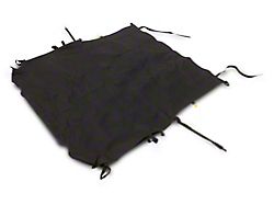 RedRock Extended Bikini Top; Black Diamond (07-10 Jeep Wrangler JK 2-Door)