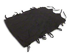 RedRock Extended Bikini Top; Black Diamond (07-10 Jeep Wrangler JK 4-Door)