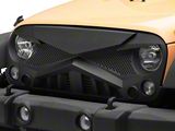 RedRock Hawk Grille; Matte Black (07-18 Jeep Wrangler JK)