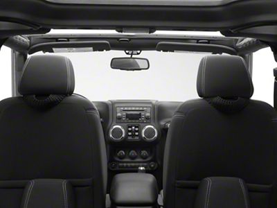 RedRock Headrest Grab Handles; Black (07-25 Jeep Wrangler JK & JL)
