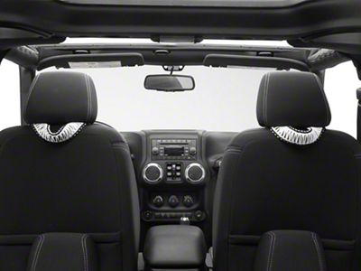 RedRock Headrest Grab Handles; White (07-25 Jeep Wrangler JK & JL)