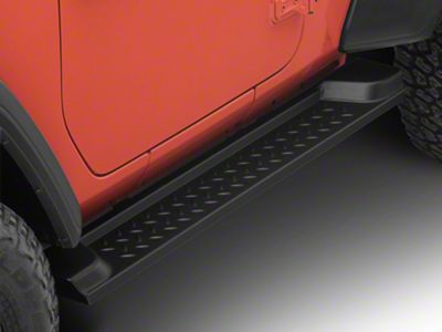 RedRock Heavy Duty Steel OE Style Side Steps (18-25 Jeep Wrangler JL 2-Door)