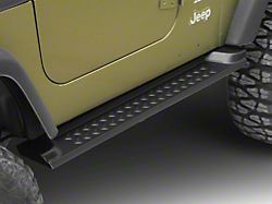 RedRock Heavy Duty Steel OE Style Side Steps (97-06 Jeep Wrangler TJ, Excluding Unlimited)