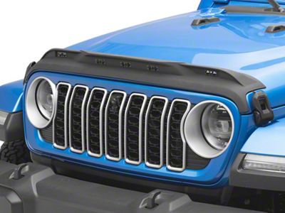 RedRock Hood Guard with LED Lighting (18-25 Jeep Wrangler JL, Excluding Rubicon 392)