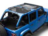 RedRock Mesh Sun Shade; Front and Rear; American Flag (24-26 Jeep Wrangler JL 4-Door)