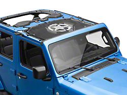 RedRock Mesh Sun Shade; Front; Star (24-25 Jeep Wrangler JL)