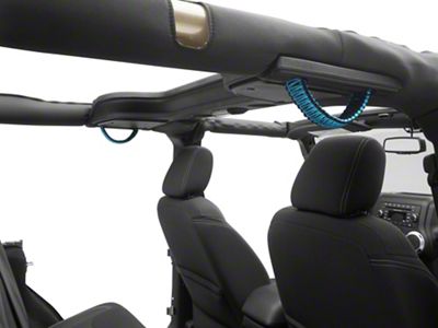 RedRock Paracord 3-in-1 Grab Handles; Blue (07-18 Jeep Wrangler JK)