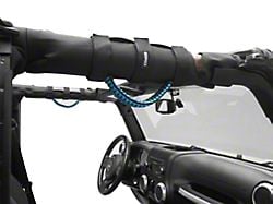 RedRock Paracord Grab Handles; Blue (87-25 Jeep Wrangler YJ, TJ, JK & JL)