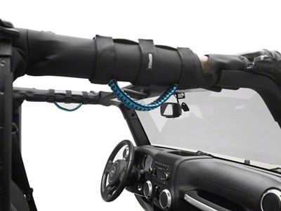 RedRock Paracord Grab Handles; Blue (87-25 Jeep Wrangler YJ, TJ, JK & JL)