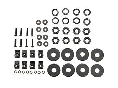RedRock Replacement Bumper Hardware Kit for J116324 Only (07-18 Jeep Wrangler JK)