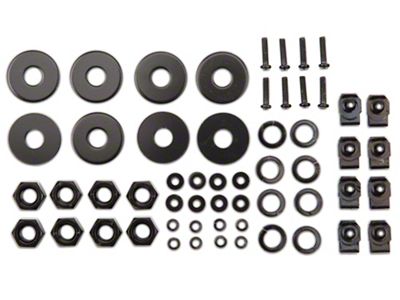 RedRock Replacement Bumper Hardware Kit for J116325 Only (07-18 Jeep Wrangler JK)