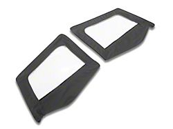 RedRock Replacement Door Skins; Black Denim (87-95 Jeep Wrangler YJ)