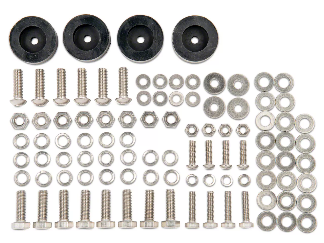 RedRock Jeep Wrangler Replacement Roof Rack Hardware Kit for J130927-JL ...