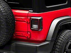 RedRock Tail Light Guards; USA Flag (18-25 Jeep Wrangler JL w/ Factory Halogen Tail Lights)
