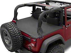 RedRock Tonneau Cover; Black Diamond (07-18 Jeep Wrangler JK 2-Door)