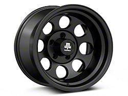 Mammoth 8 Aluminum Matte Black Wheel; 15x10; -44mm Offset (87-95 Jeep Wrangler YJ)
